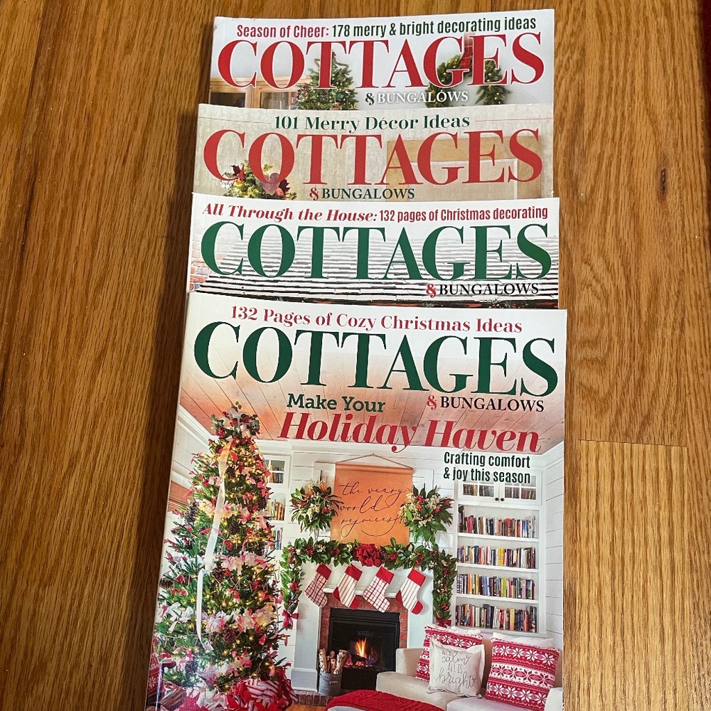 Cottages and bungalows holiday/Christmas magazines 2017, 2018, 2019, 2020